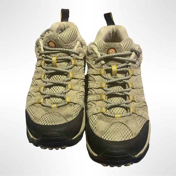 Merrell Moab Ventilator Hiking Shoes Women’s 9 Brown Suede Mesh Vibram Continuum - Picture 3 of 7